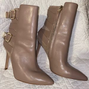 Guess by MARCIANO Nude/Leather ‘Bianca’ Booties